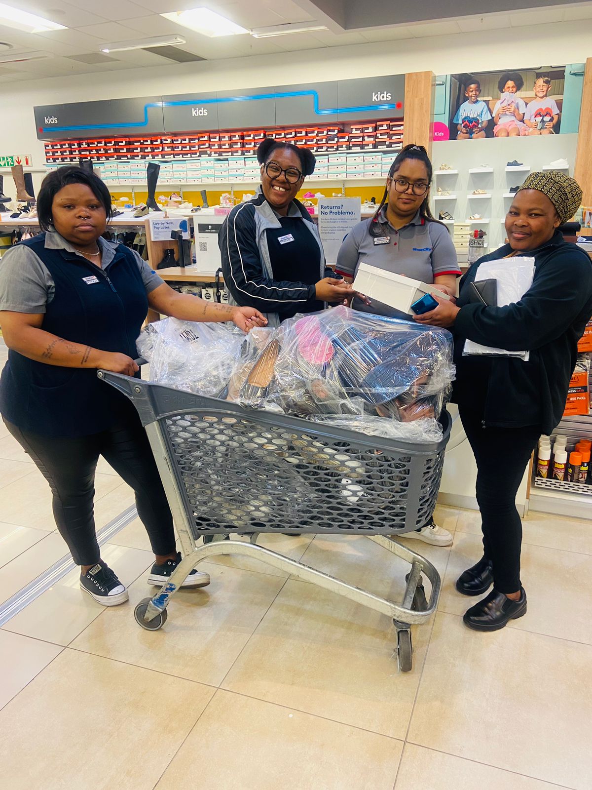 Shoe City Table Bay mall Donation